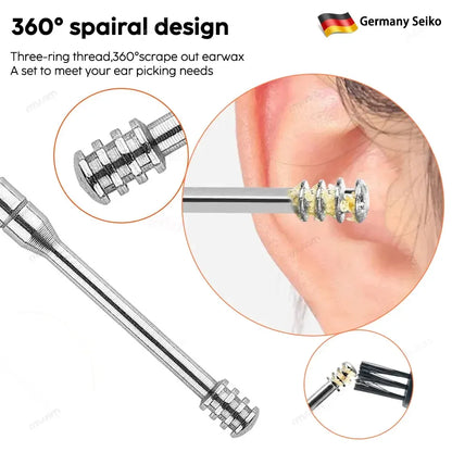 Stainless Steel Ear Pick Set