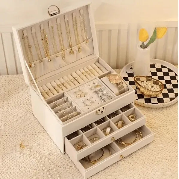 Luxury Multi-Layer Jewelry Storage Box