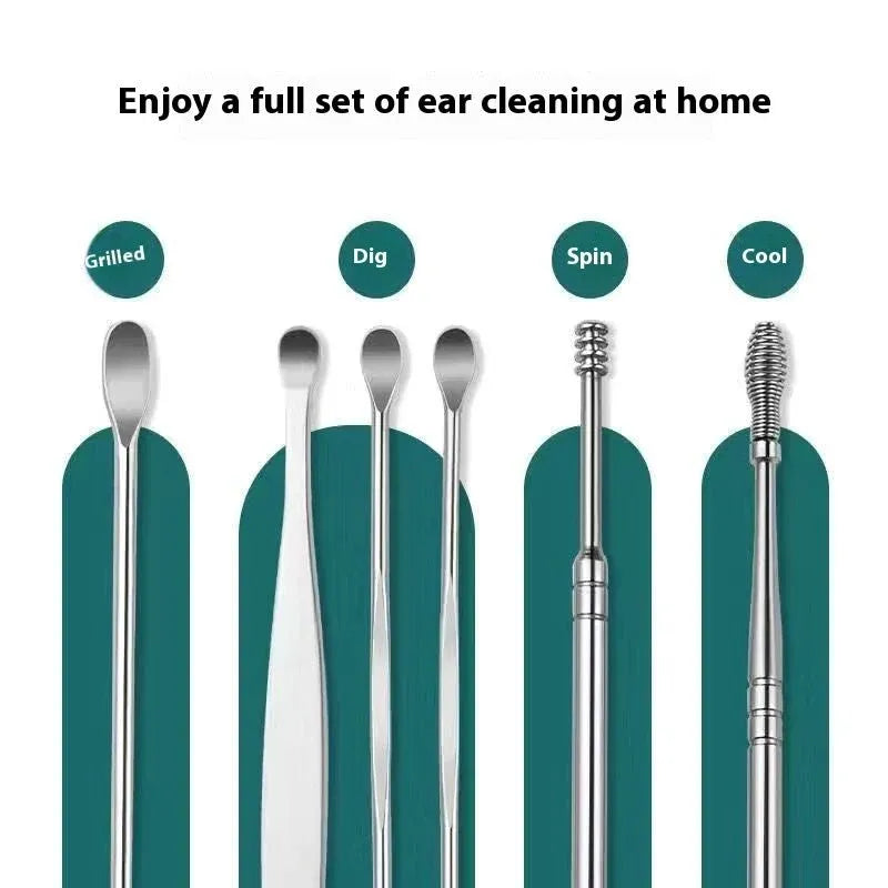 Stainless Steel Ear Pick Set